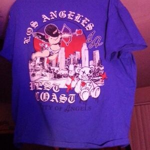 Vibrant Blue Los Angeles Kids Tee